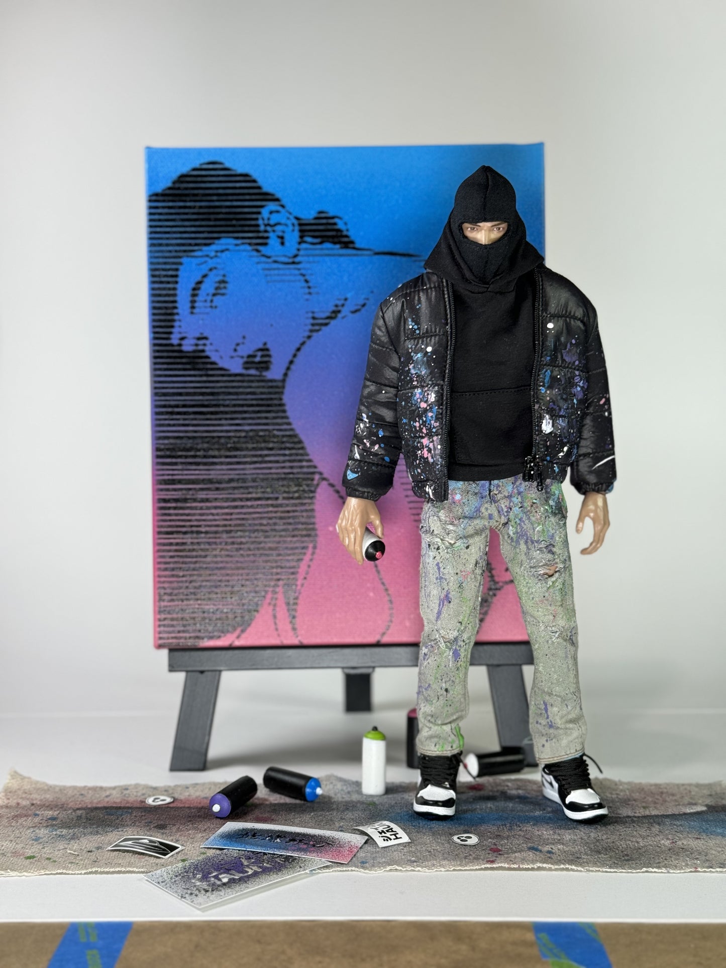 James Haunt action figure + canvas kit